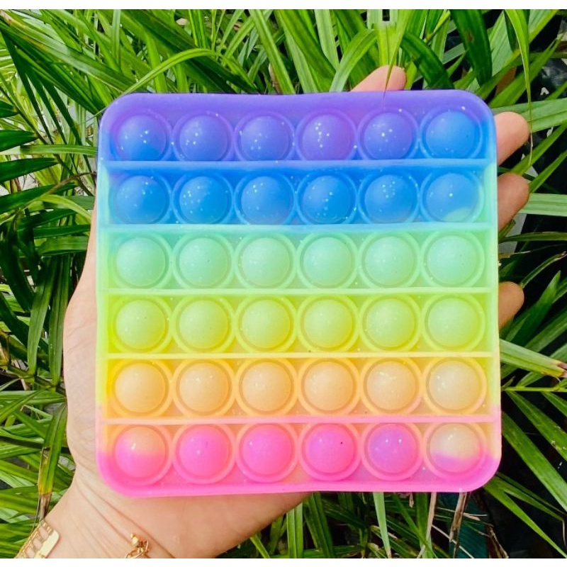 (TERBARU) POP IT MURAH SERI GLITER PASTEL POP IT PASTEL-3