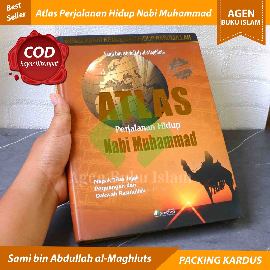 Buku Islam Atlas Perjalanan Hidup Nabi Muhammad - Sirah Nabi Muhammad - 100% ORIGINAL