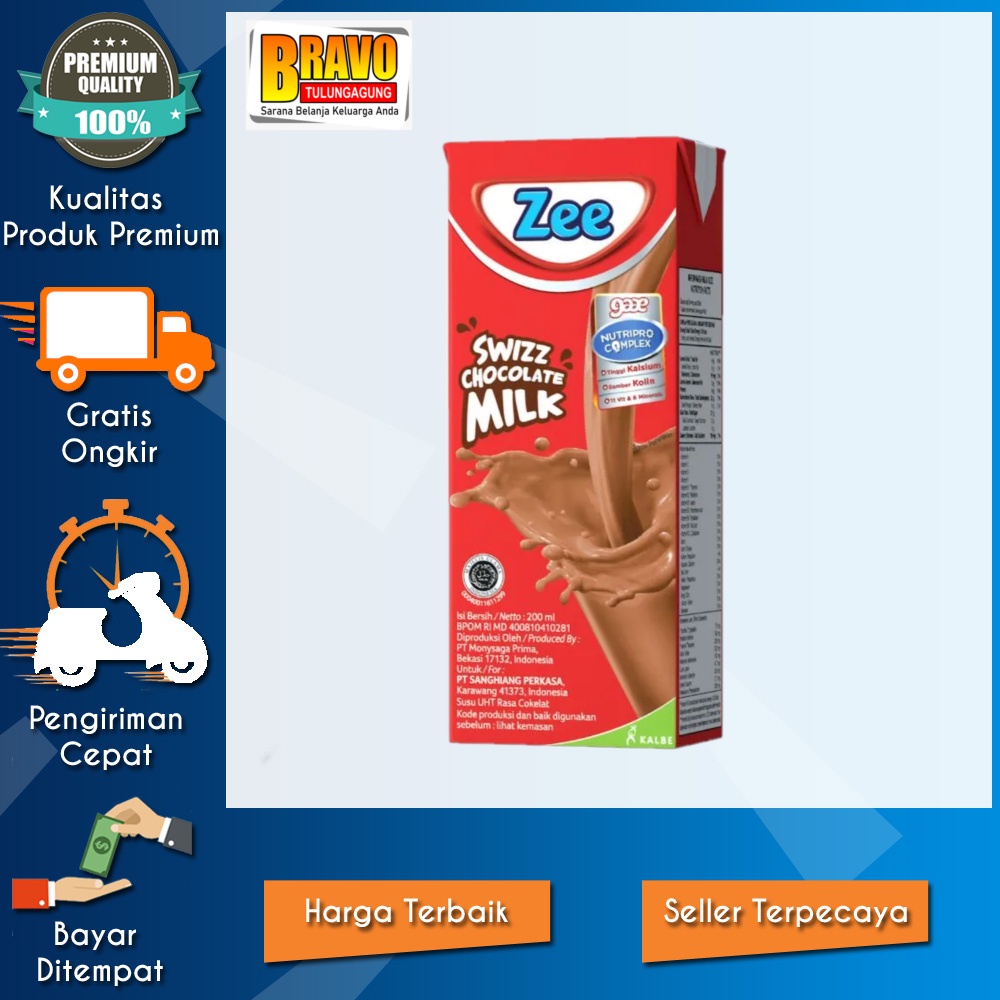 

Bravo Supermarket - Zee UHT Swizz Chocolate Milk 200ml