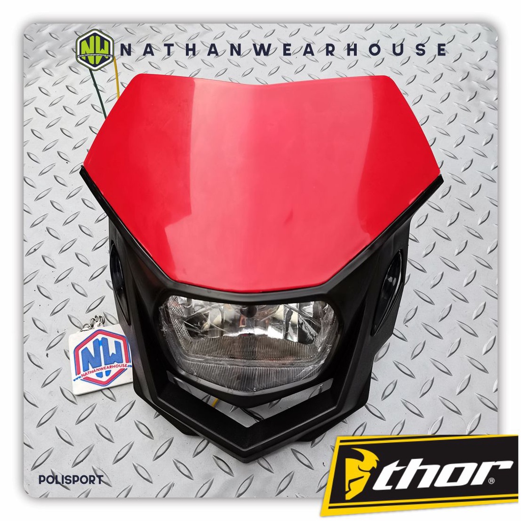 Headlamp Head Lamp Reflektor Polisport Halo Sein Lampu Depan KLX 150 S L BF Dtracker