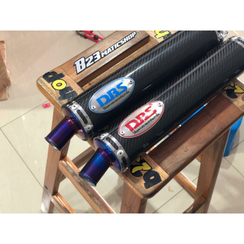Selencer dbs titanium carbon kevlar original thailand kenalpot racing new knalpot 2t 2 tak lobang 3