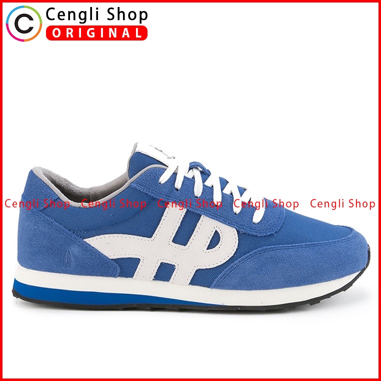 SEPATU HUSH PUPPIES PRIA ORIGINAL TERBARU SNEAKER CASUAL BIRU HM004