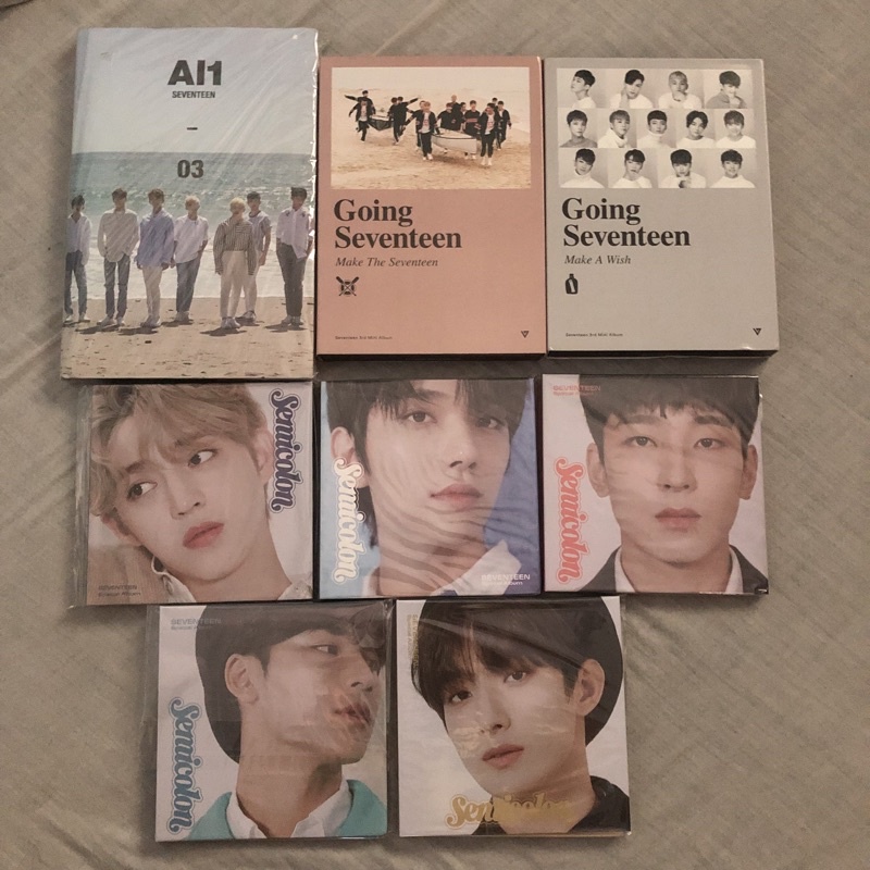 album only seventeen al1 going seventeen semicolon scoups joshua wonwoo mingyu dk