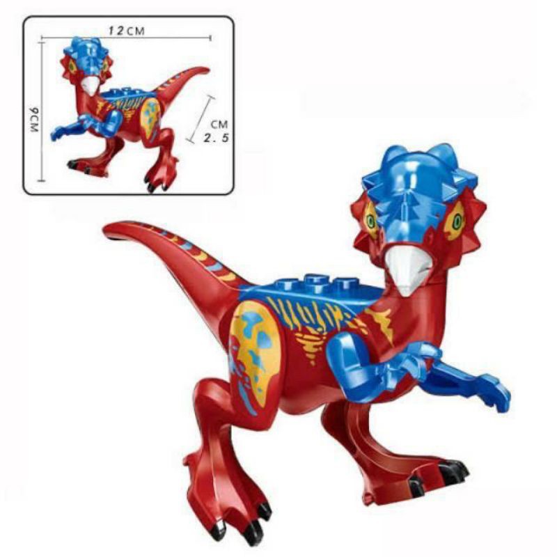 Lego Dino stygimoloch model baru Jurassic Park World Lost Fallen kingdom Mainan Anak