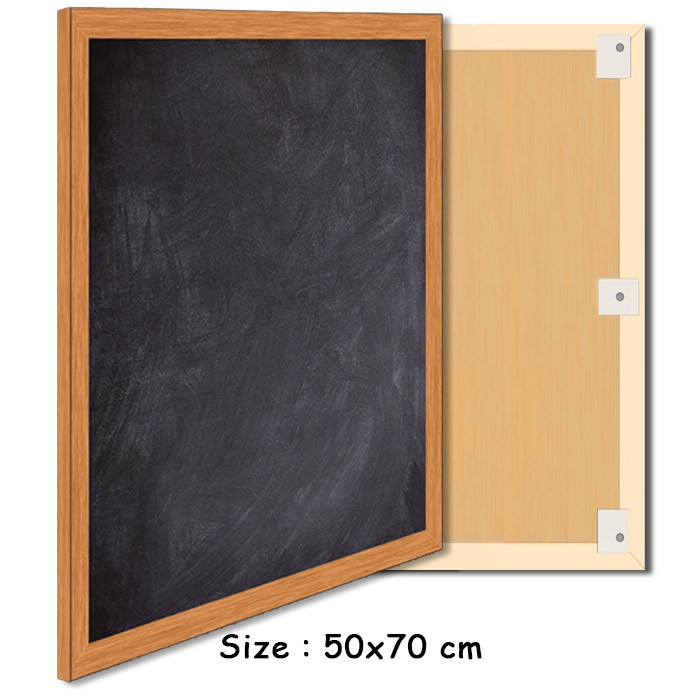 

Papan Tulis Hitam 50x70 cm Black Board 70x50 cm by Rafalio