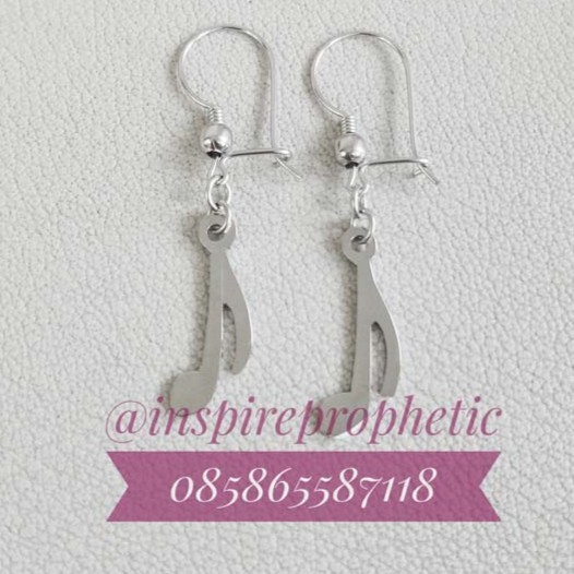 Anting Not Balok Musik Partitur Monel Anti Karat Aksesoris Souvenir Hadiah Kado Gift Music Lovers