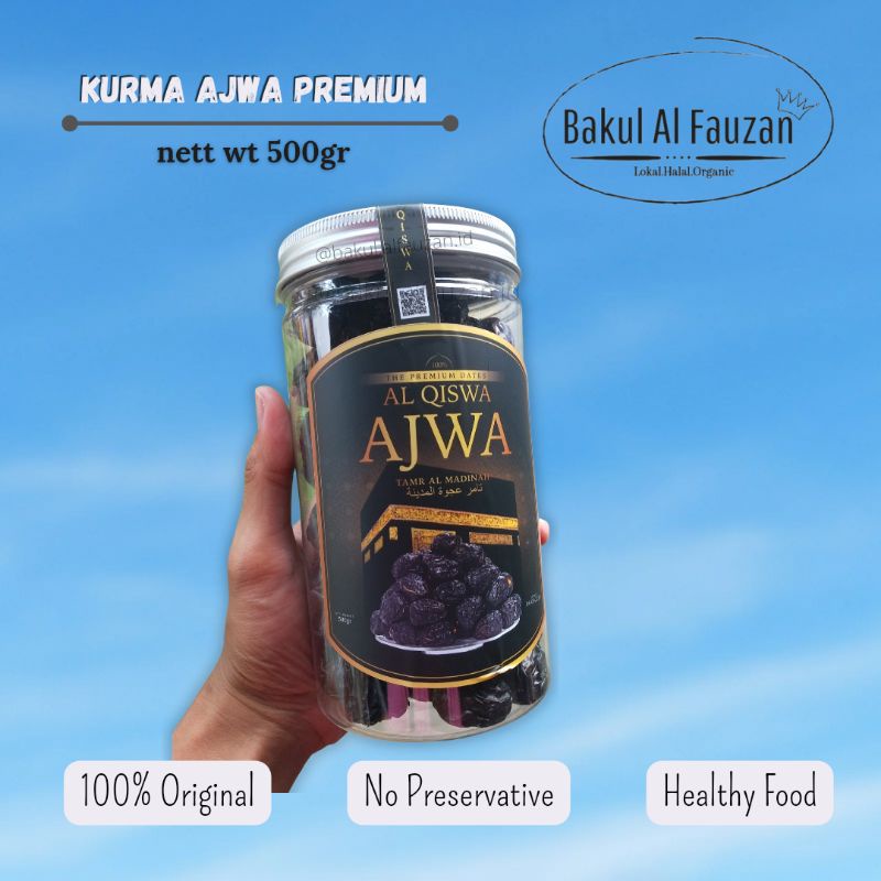 

Kurma Ajwa 500gr | Kurma Ajwa Premium kemasan Toples | Banjarmasin