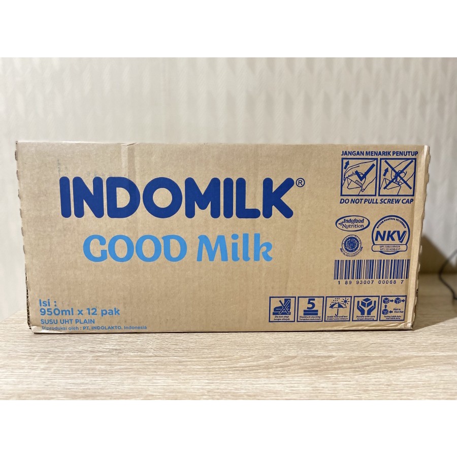 Indomilk Full Cream 950ml (isi 12) DUS / KARTONAN - INSTANT &amp; SAMEDAY