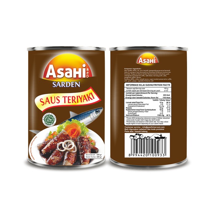

f0fbfe0 Asahi Paket Premium Sarden Goreng 425 Gr Ds1Gkk