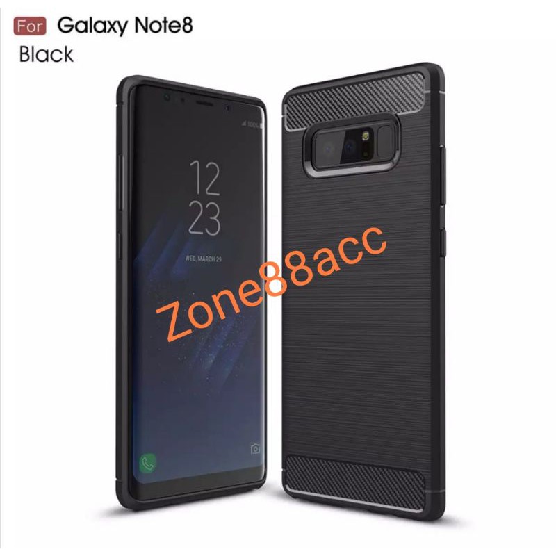 Silicon Case SAMSUNG Note 8 Softcase iPAKY Carbon Casing Cover TPU