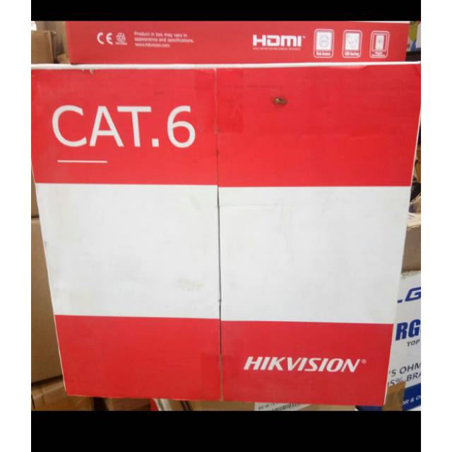 Kabel Lan cat 6 hikvision 300meter kualitas bagus tarikan jauh