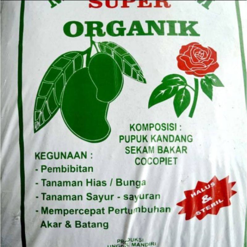 Media tanam super organik 1kg - media tanam - media tanam organik