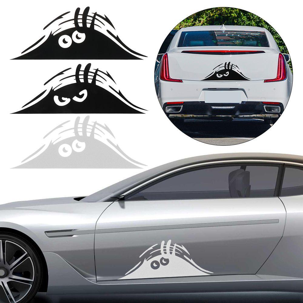 Populer Stiker Mobil Dekorasi Halloween Lucu Peeking Pattern Car Decal