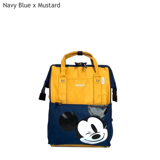 Backpack anello 2 tone x disney Large/tas ransel mickey