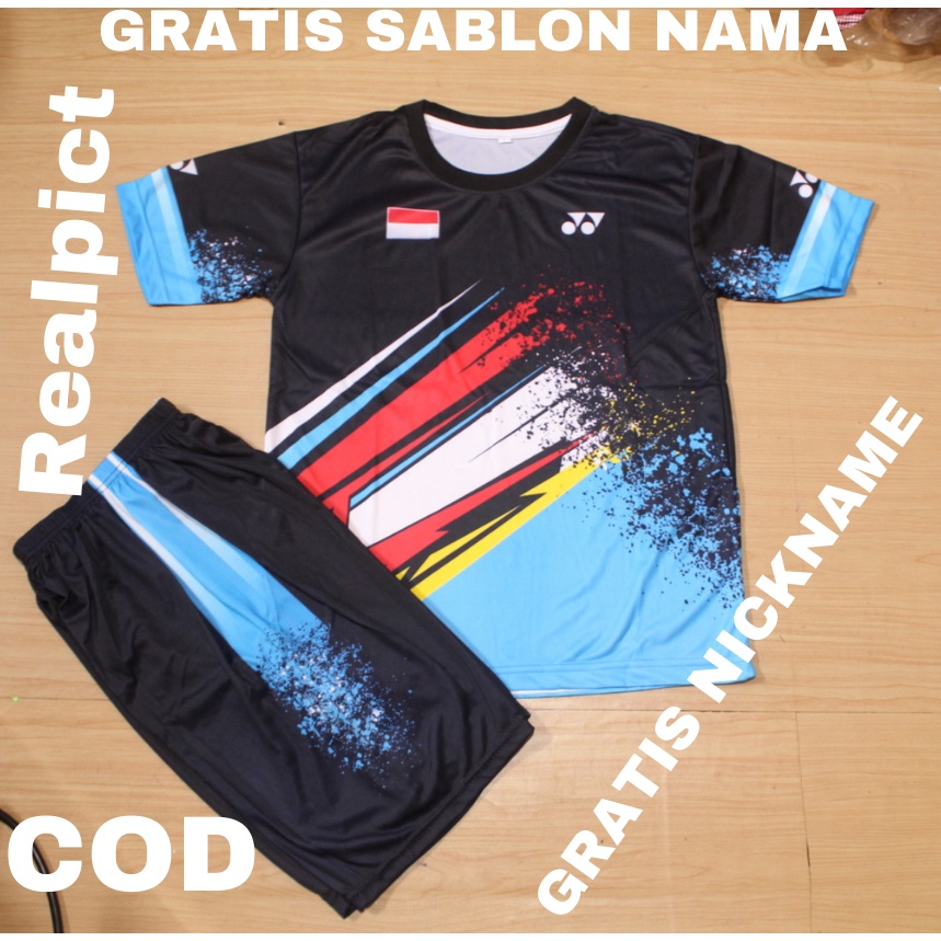 baju badminton murah/jersey setelan volli anak murah