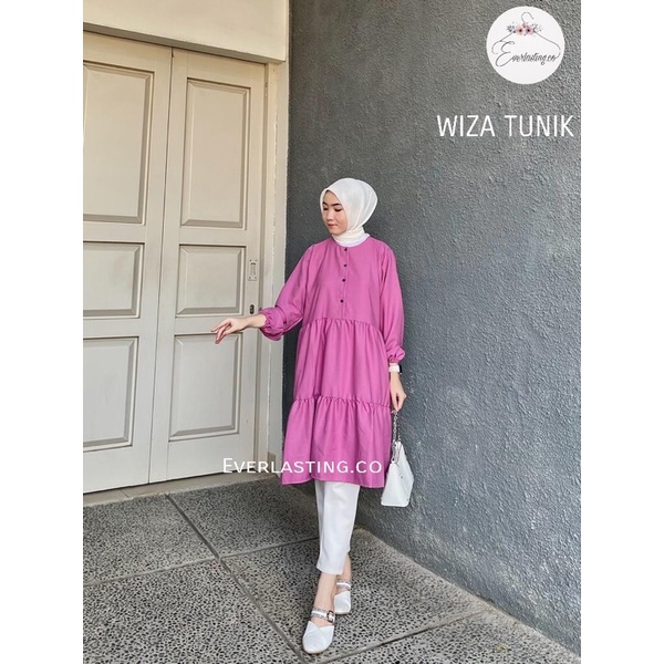 TUNIK WIZZA/TUNIK WANITA/TUNIK JUMBO LD 120CM