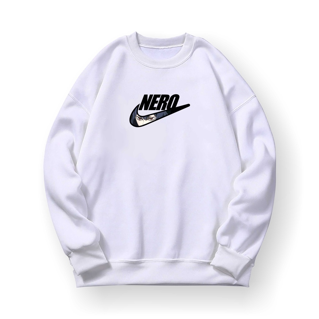 NERO Basic Sweater II NERO Sweater Crewneck II Sz M - XL ( Pria &amp; Wanita / Anak &amp; Dewasa )