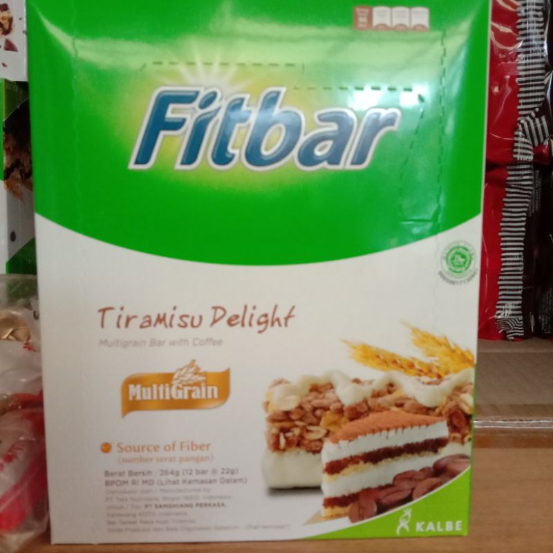 

Fitbar Tiramisu Delight Multigrain Box (12x@22gr)