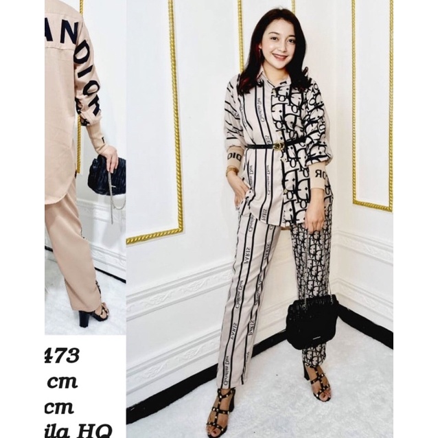 SETCEL DIO ( kemeja + kulot )-6