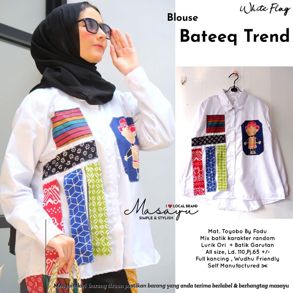 Blouse bateeq trend by masayu