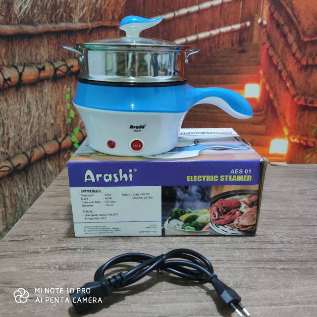 Arashi Electric Steamer / steamer electric / kukusan listrik