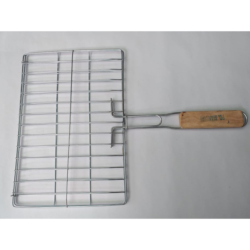 Alat Panggang Bakar Aluminium / Alat Jepit Panggangan / Alat Bakar Jepit / Penjepit Panggangan