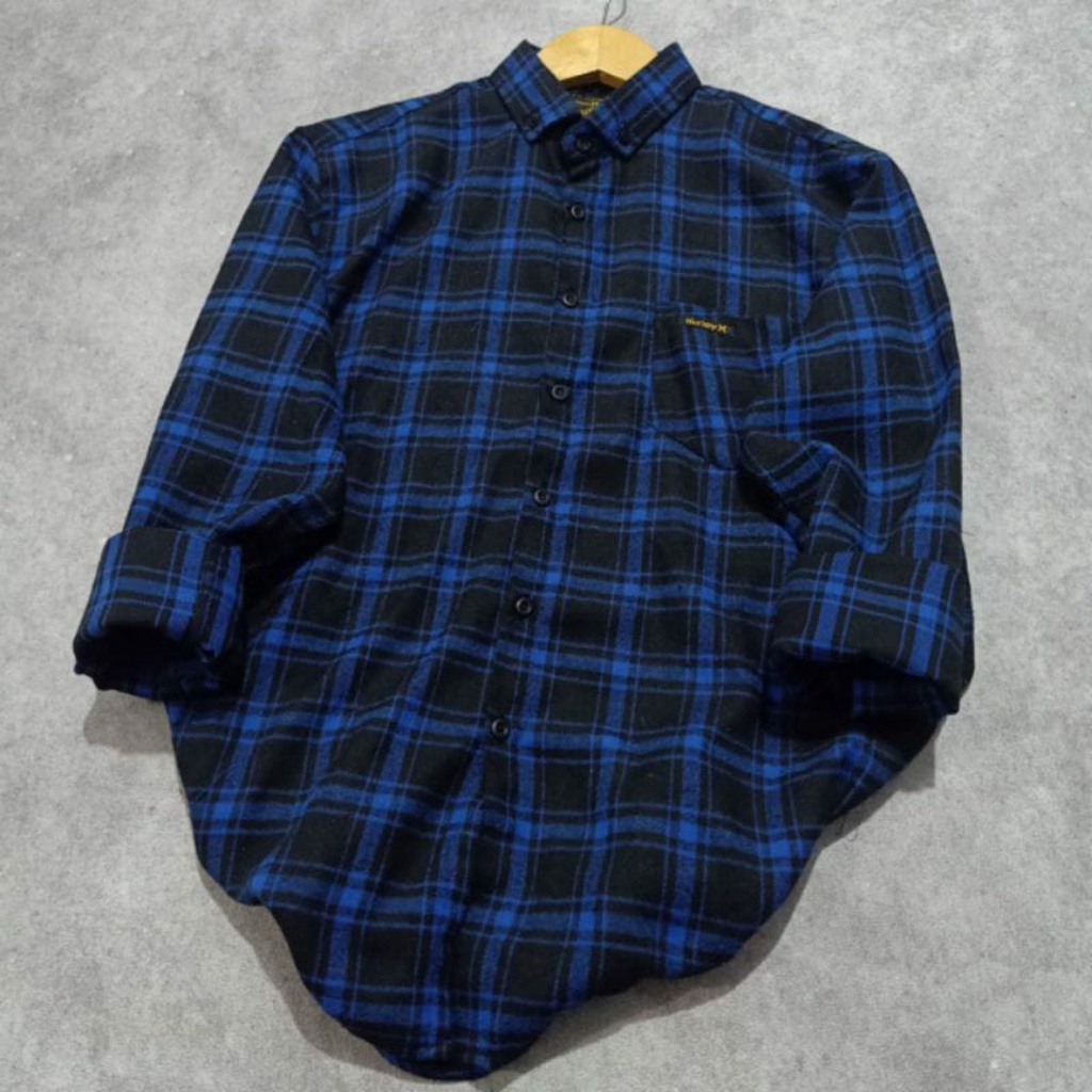 Kemeja Flannel Pria Kmeja Flanel Pria Lengan Panjang Hem Planel Baju Kotak Kotak Bahan Woll Import