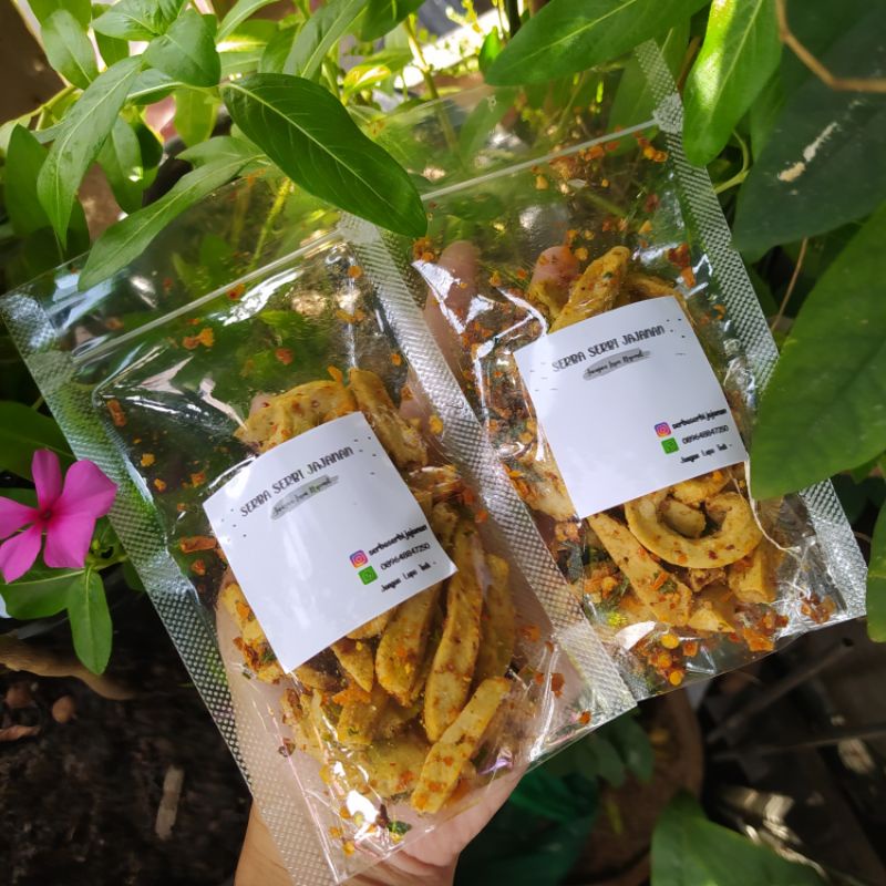 Basreng Bumbu Pedas Basah/Cikruh Jeruk Purut Khas @serbaserbi.jajanan | Basreng Sultan-1