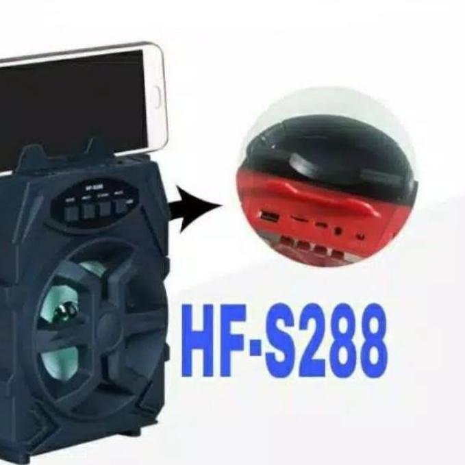 SPEAKER BLUETOOTH KARAOKE HF S288/XTM-5009 BONUS MIC KABEL/SPEAKER KARAOKE MINI/SPEAKER MURAH/SPEAKE