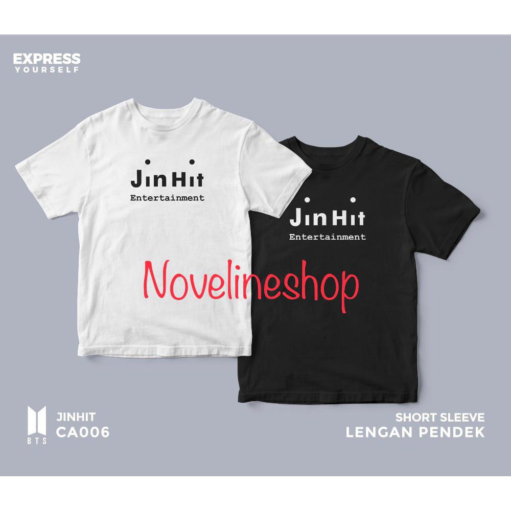 KAOS TSHIRT KPOP JIN HIT ENTERTAINMENT
