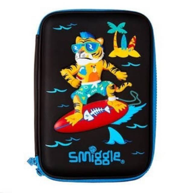 

Smiggle Pencil Case Tiger Black