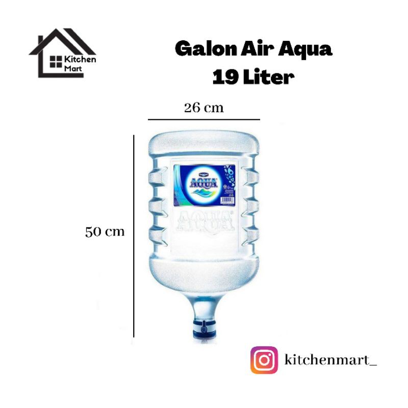 Jual Galon Air Aqua Besar Galon Air Aqua 19 Liter Shopee Indonesia 4645