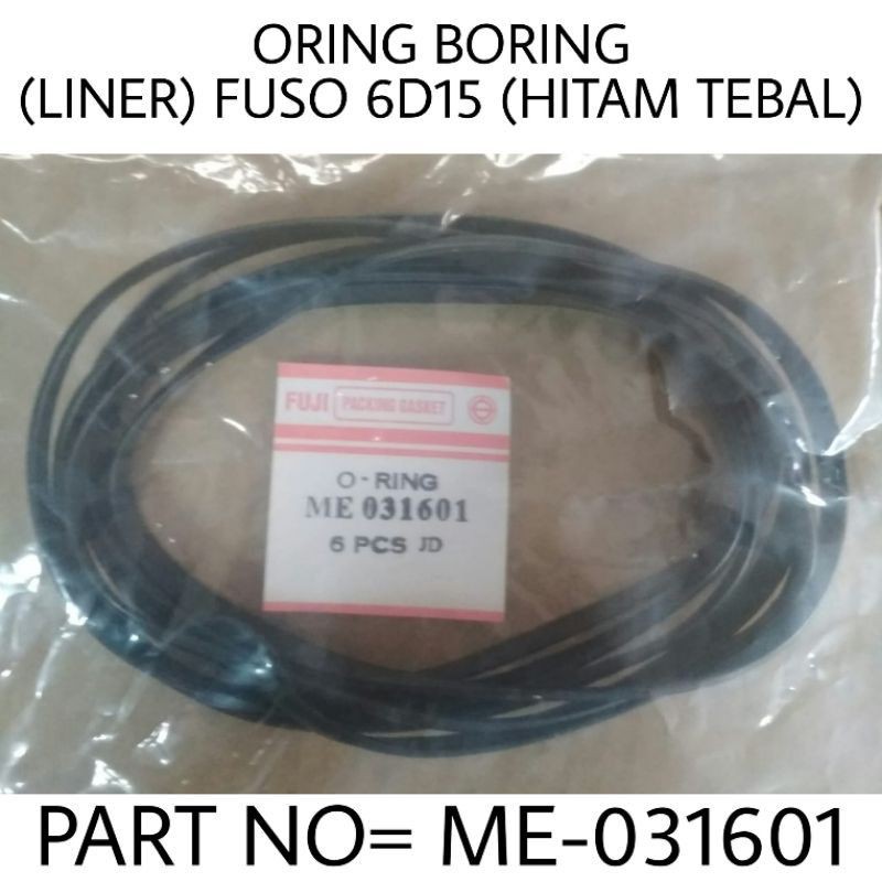 ORING BORING (LINER)MITSUBISHI FUSO 6D15
ORING SILICONE (HITAM TIPIS)