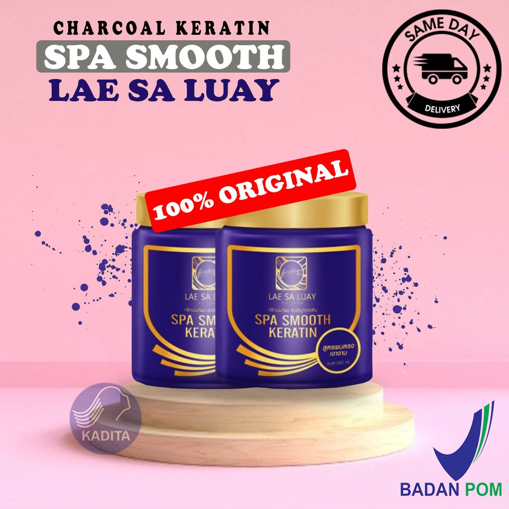 PUSAT LAE SA LUAY BPOM Hair Mask Spa Smooth Keratin Masker Rambut Salon Original Import Thailand