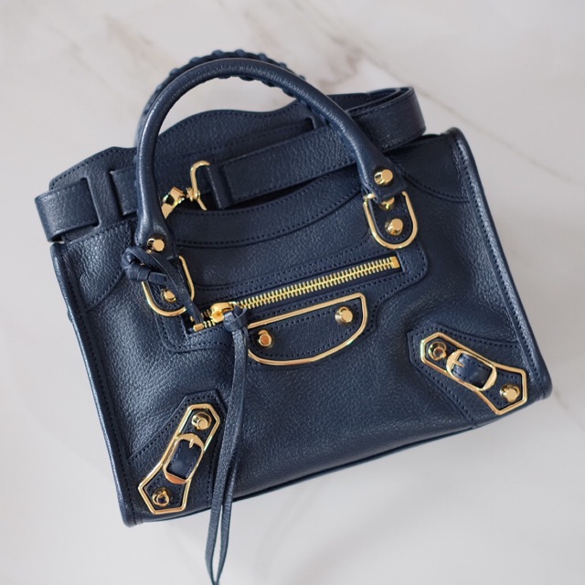 Balenciaga mini city edge Blue Nuit