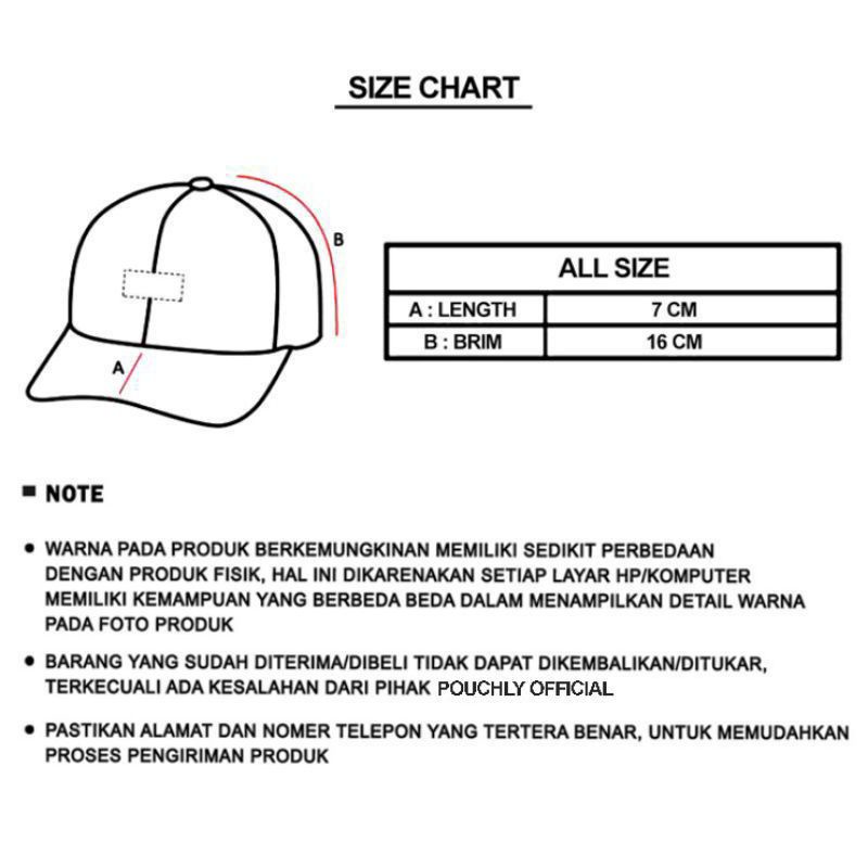 Omidoki Polo Caps Hitam Cream Zugy