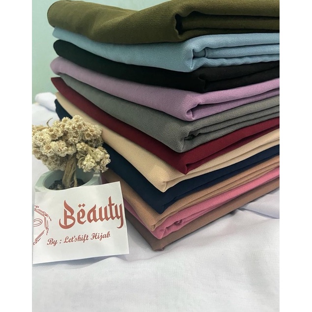 PASHMINA JUMBO/PASHMINA SYAR'I/PASHMINA UKURAN 200X110 CERUTY BABYDOLL