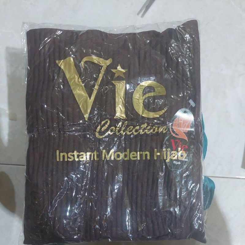 HIJAB INSTAND JARSEY PLISKET MALAY SIRIA  TERLARIS TERMURAH  TERBARU-Coklat