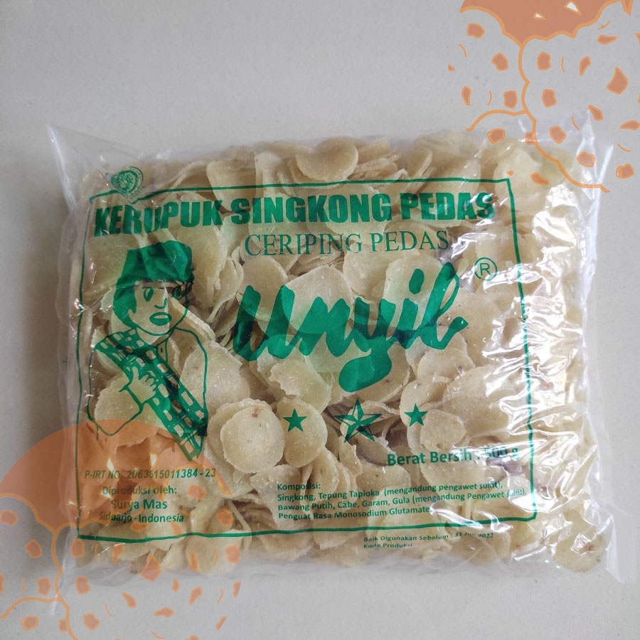 

Kerupuk singkong pedas Panda 500 Gram / Unyil Panda 500gr