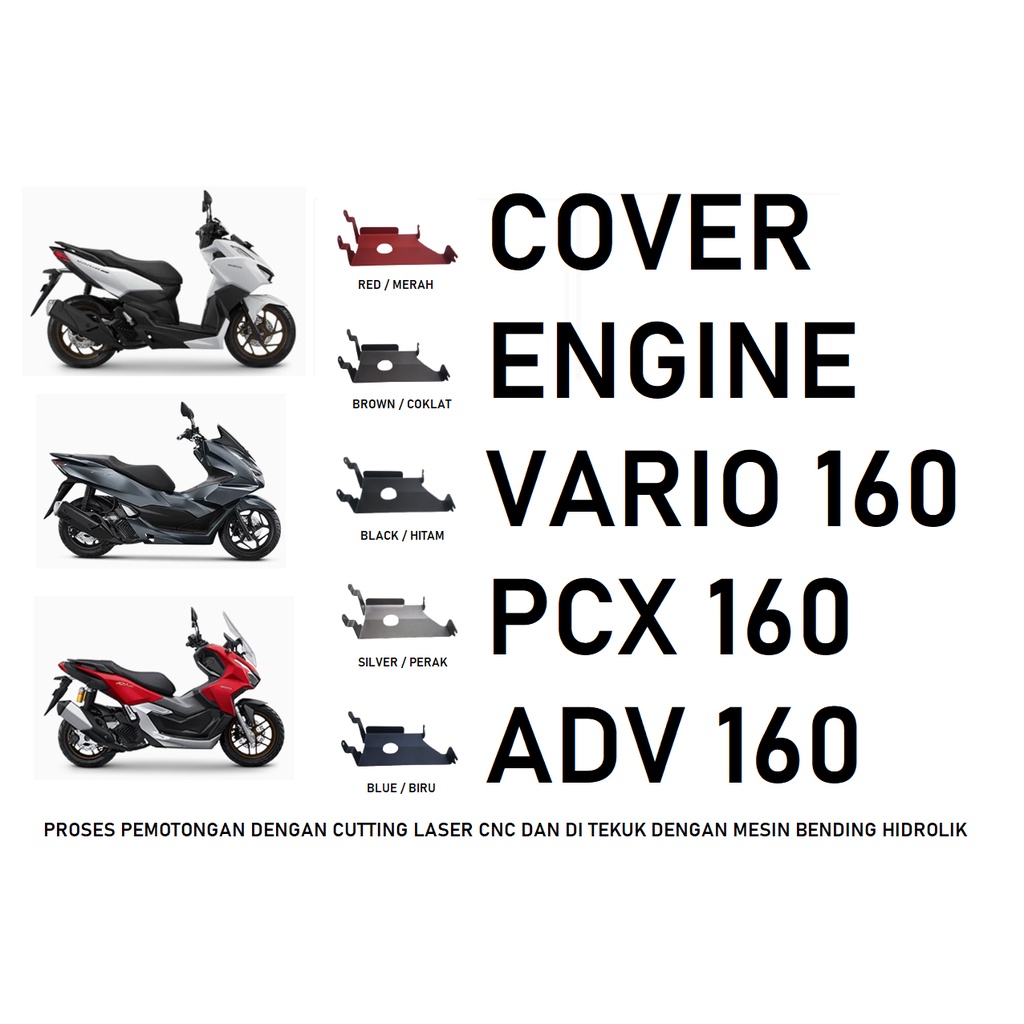 Jual COVER ENGINE CRANKCASE PCX 160 ADV 160 VARIO 160 ABS CBS