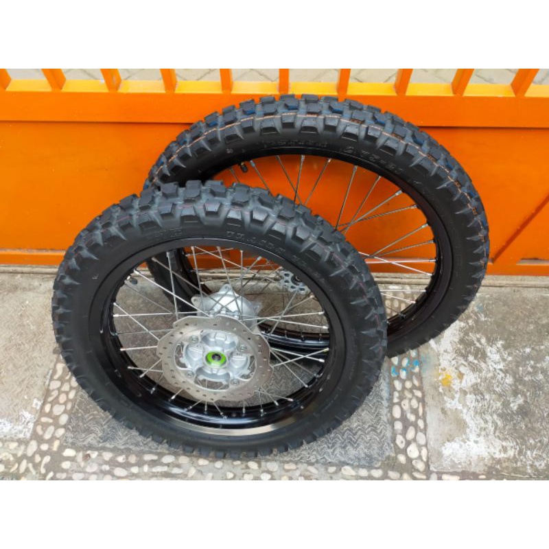ban set 18+21 Honda crf 150L Velg TK japan tromol original full set original honda