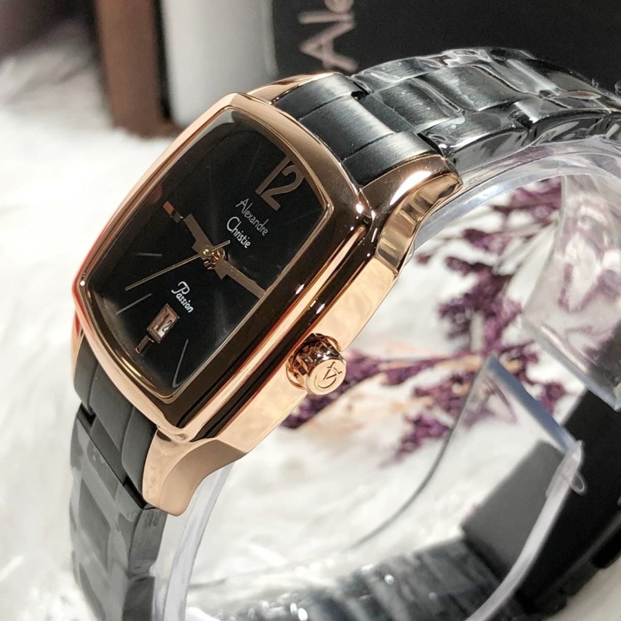 ORIGINAL Jam Tangan Wanita Alexandre Christie Stainles AC 2454 / AC2454 / 2454 / AC 2B55 / AC2B55 / 2B55 / AC 2B62 / AC2B62 / 2B62 / AC 2B65 / AC2B65 / 2B65 / AC 2B69 / AC2B69 / 2B69 Garansi Resmi 1 Tahun, Stainless Steell