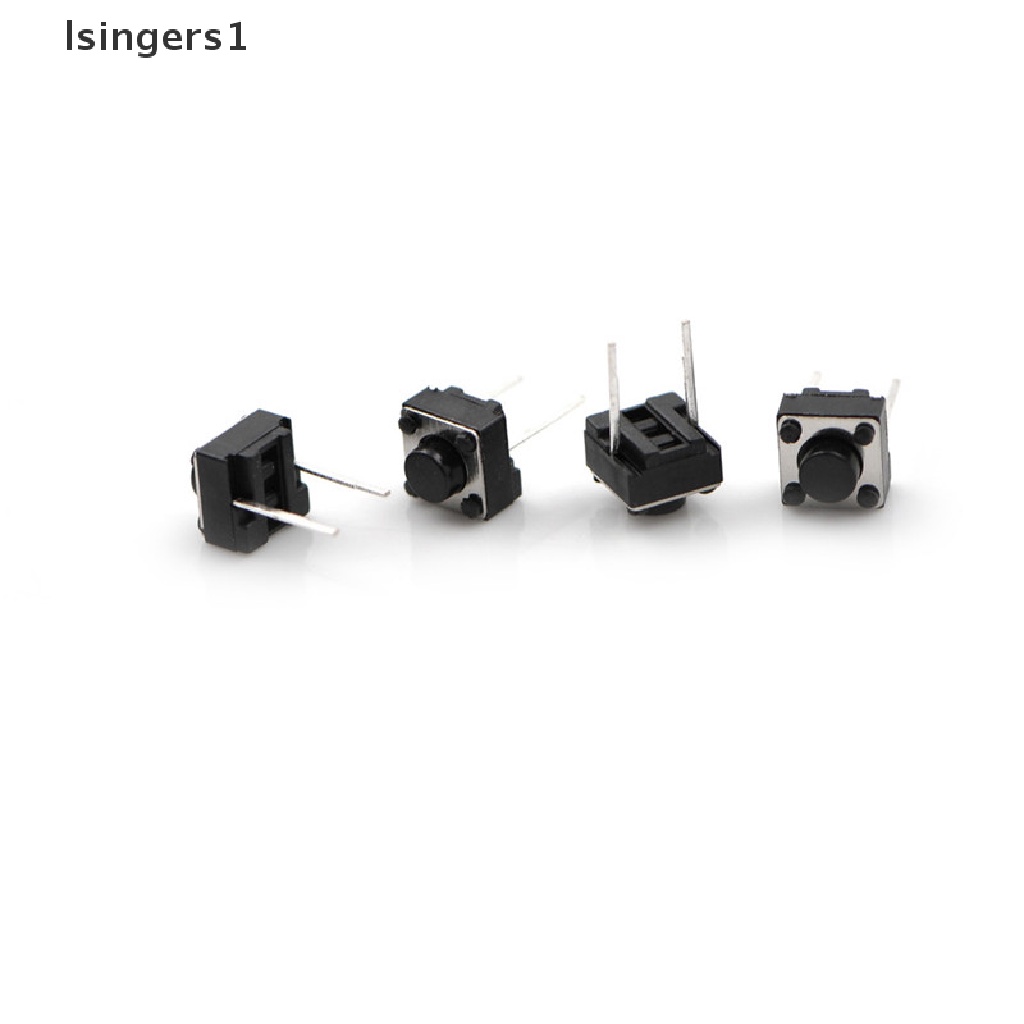 (lsingers1) 20pcs Saklar Tekan Tactile 2 Pin 6x6 X 5mm