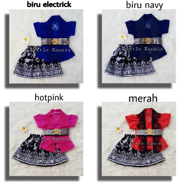 SET KEBAYA ANAK KARTINI ROK TUTU
