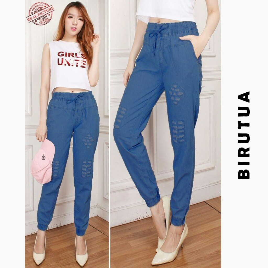 SB Collection Celana Panjang Devi Longpants Joger Casual Jeans Wanita