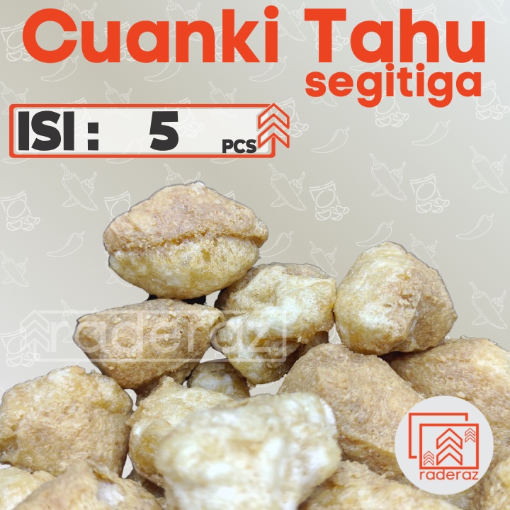 

TAHU kering segitiga kering isi 5pcs untuk Seblak dan baso aci & Cuanki by RADERAZ (bisa GROSIR bisa COD)