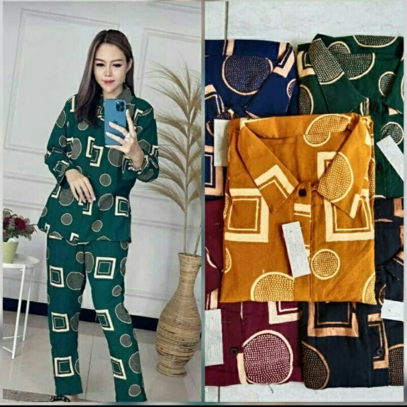 SAHARA/SETELAN CELANA PANJANG RAYON/SETELAN  ONE SET MODERN TERBARU/.