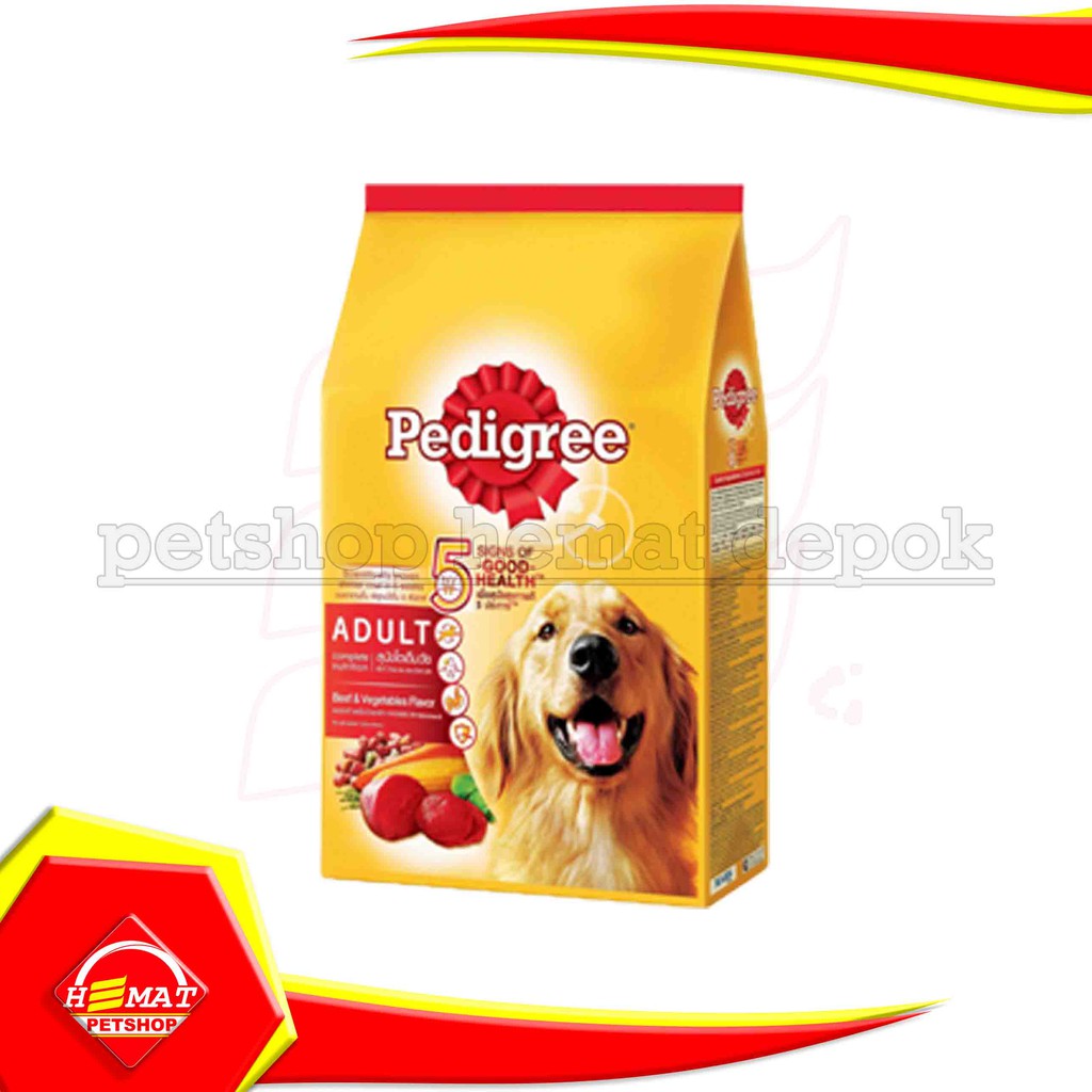 Pedigree Adult Beef Vegetables 500 Gram Makanan Anjing 500gr