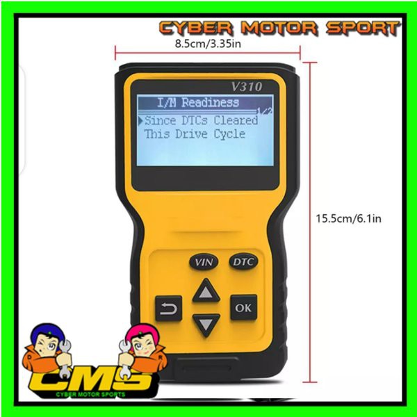 Scanner deteksi kerusakan mobil. Scanner OBD2 . check engine scanner digital. OBD II universal. OBD