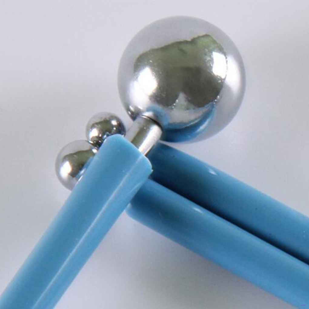 Set 4pcs Alat Modeling Kue Bentuk Bola Model Dua Sisi Bahan Stainless Steel